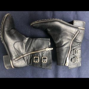 Calvin Klein combat boots 8.5